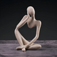 Abstrakt Skulptur Tænker – Kontemplativ Elegance Og Moderne Design 