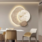 Große Wanduhr – Modernes Design und Ambientelicht mit LED 