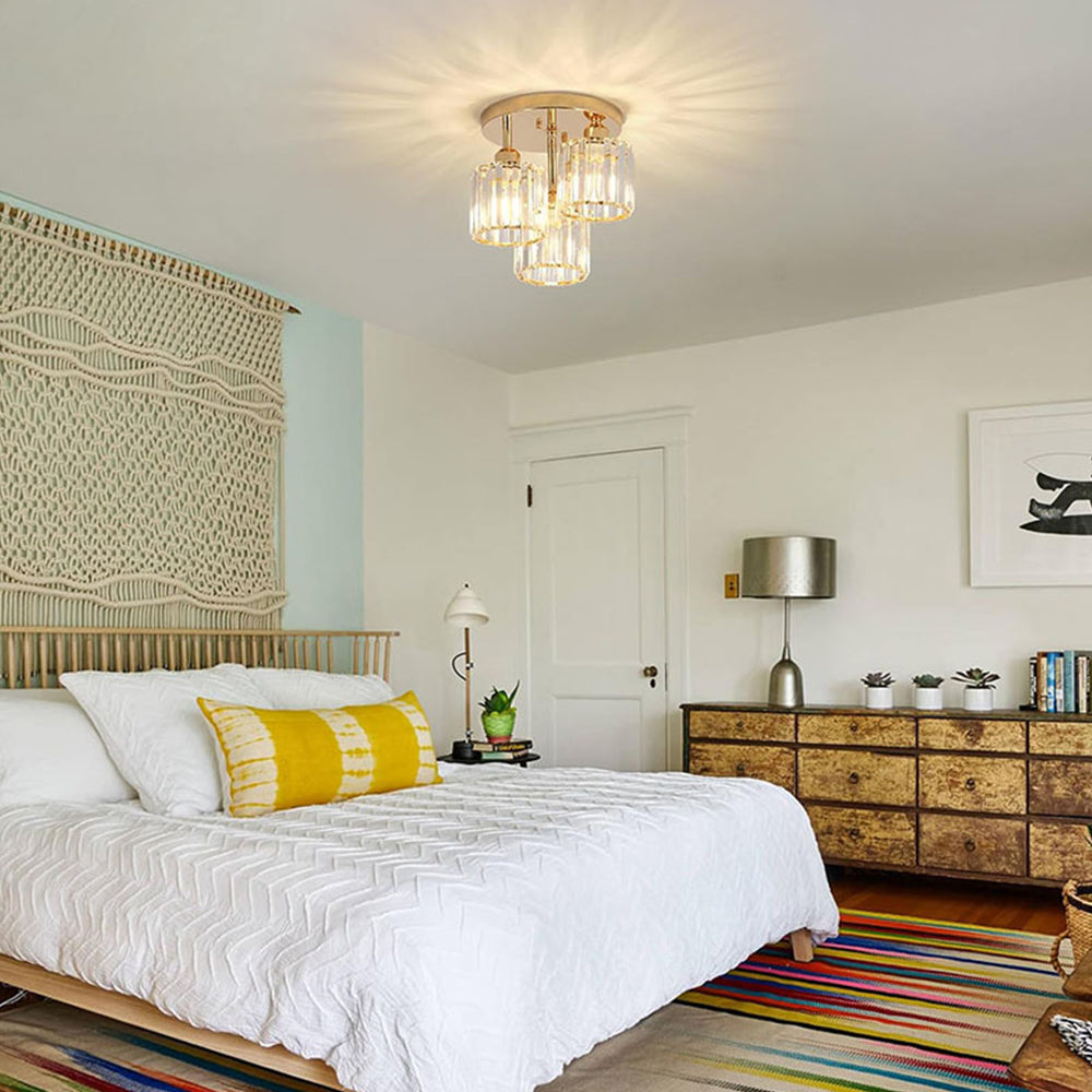 Semi-inbouw plafondlamp – Moderne elegantie en verfijnde glans 