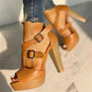 Marilou | Sandales Chic À Plateforme Et Boucles Doubles