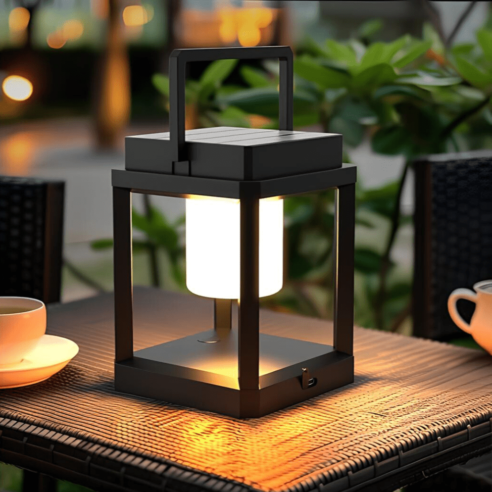 Modern Solar Lantern – Elegant and Durable Lighting 