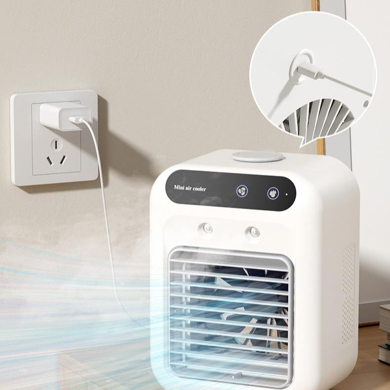 Ventilator de răcire a aerului portabil – design mini și confort termic 