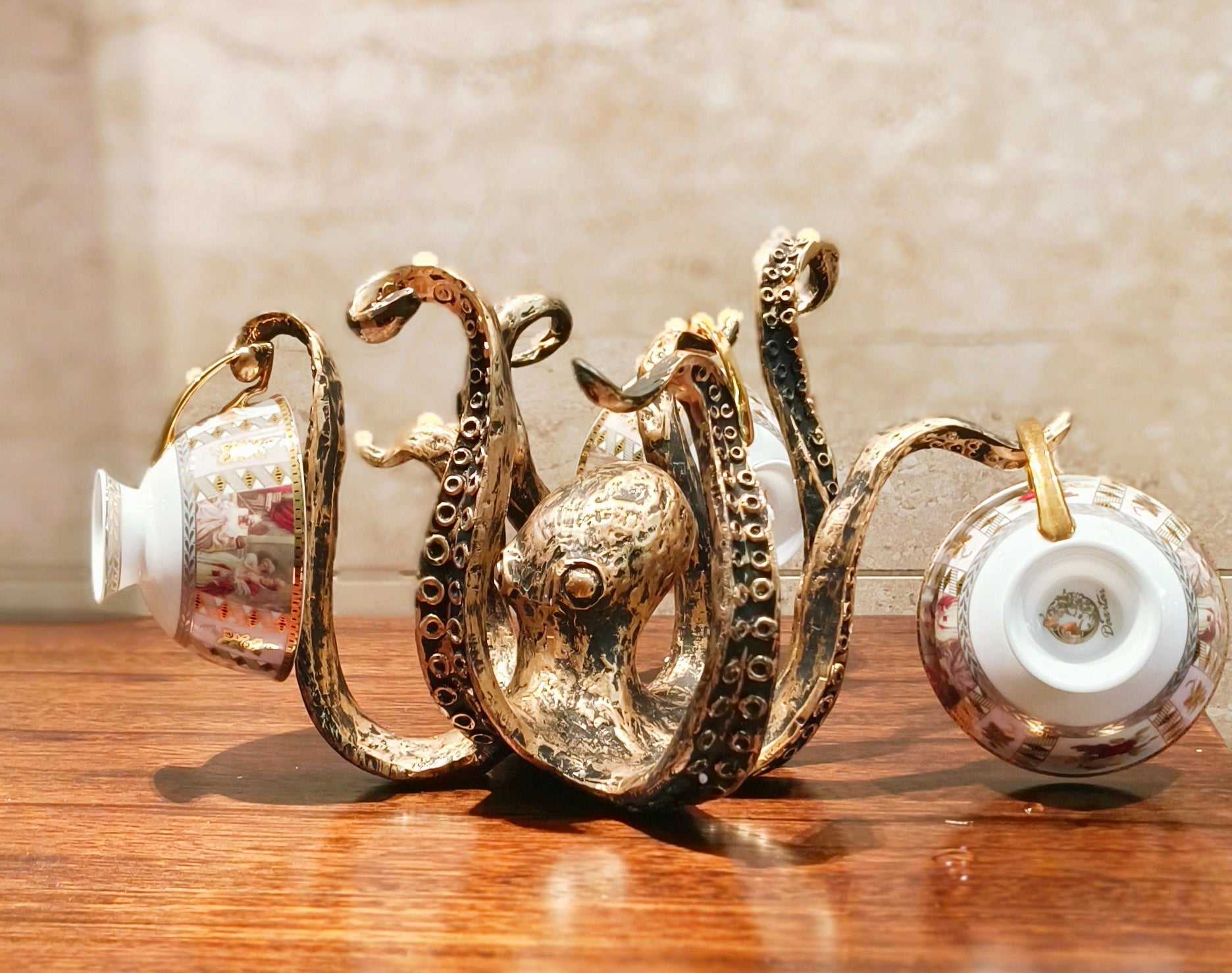 Vintage Mug Holder - Bläckfiskform 