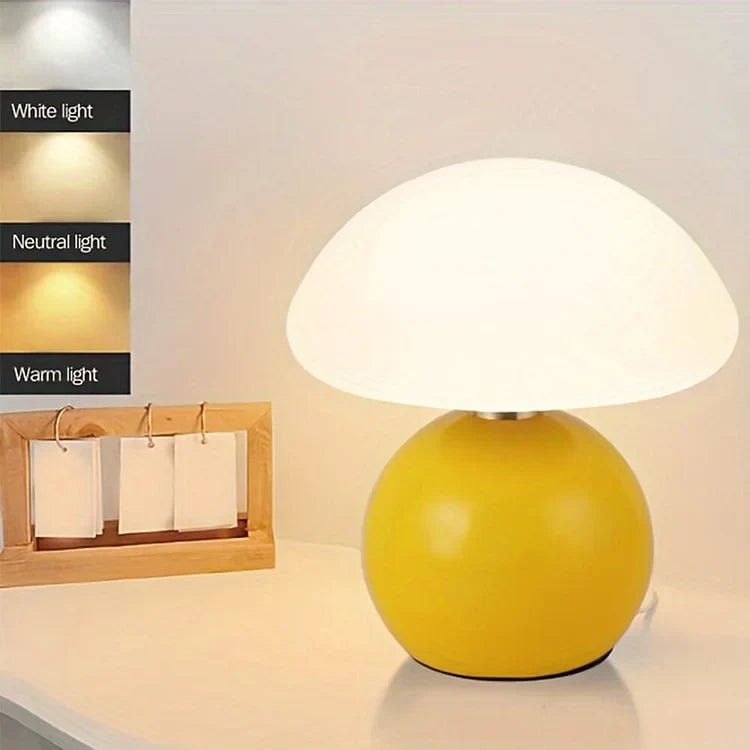 Lampada da Tavolo a Forma di Fungo – Eleganza e Originalità 