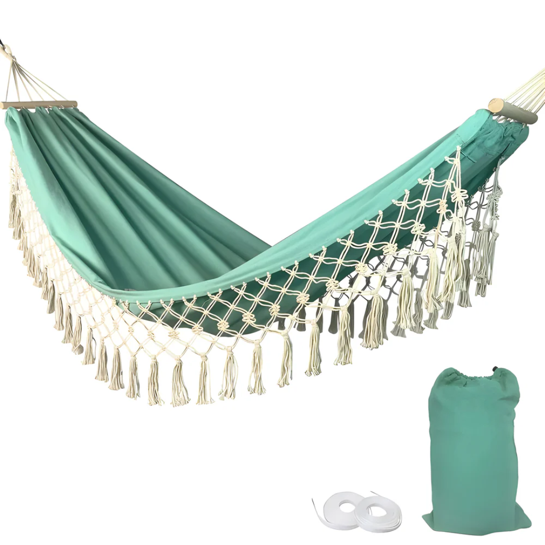 Hamak zewnętrzny boho – stylowa relaksacja i kojąca atmosfera 