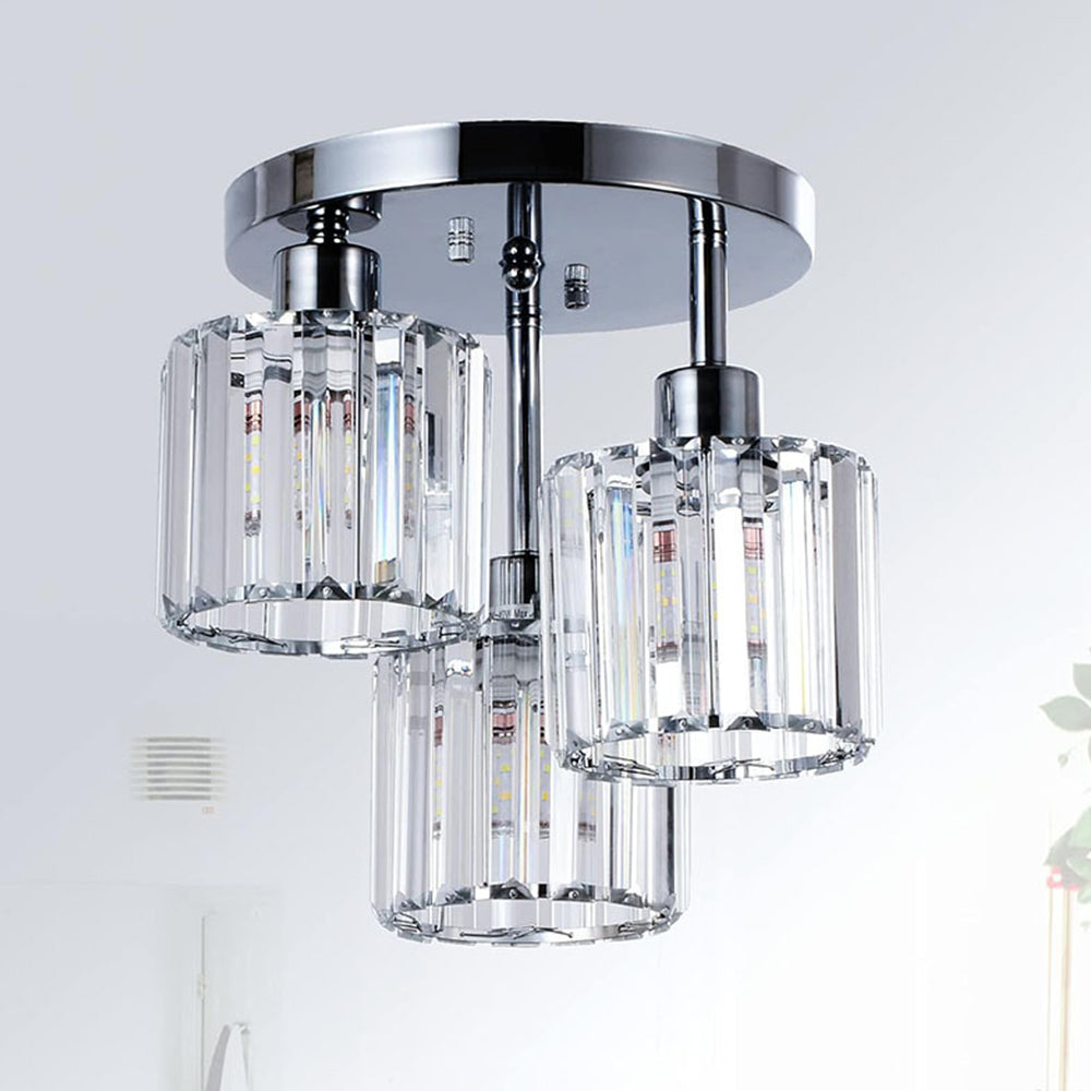 Semi-inbouw plafondlamp – Moderne elegantie en verfijnde glans 
