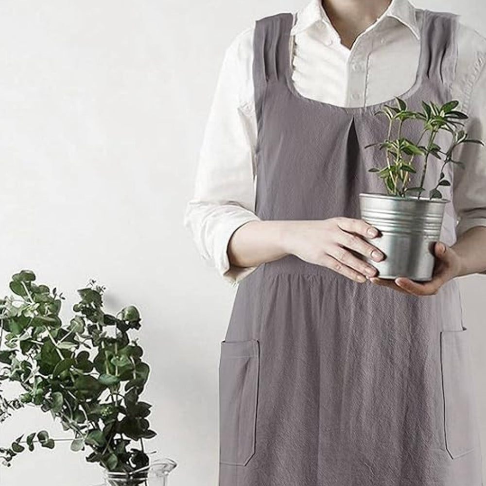 Korslagte forklæde inspireret af koreansk design – elegance og praktisk anvendelse i hverdagen 