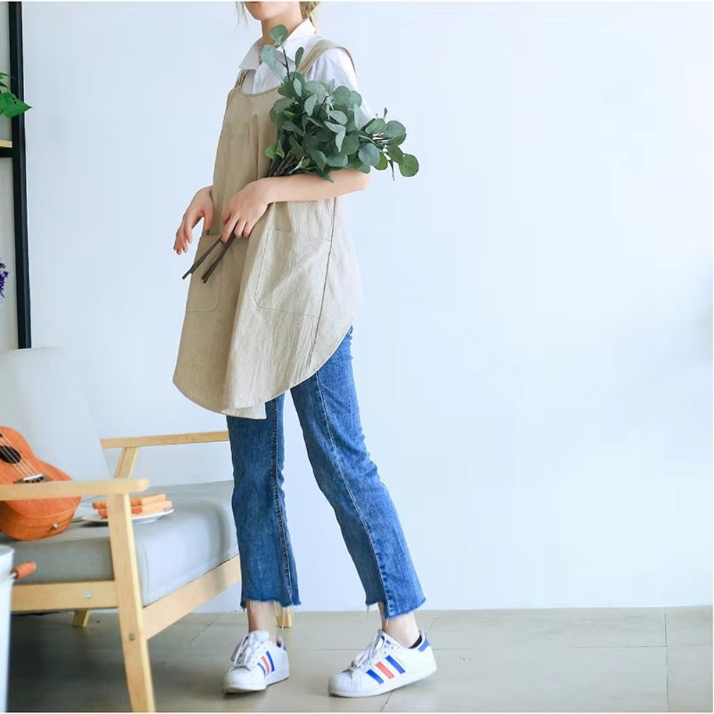 Tablier Croisé Inspiré Du Design Coréen – Élégance Et Praticité Au Quotidien