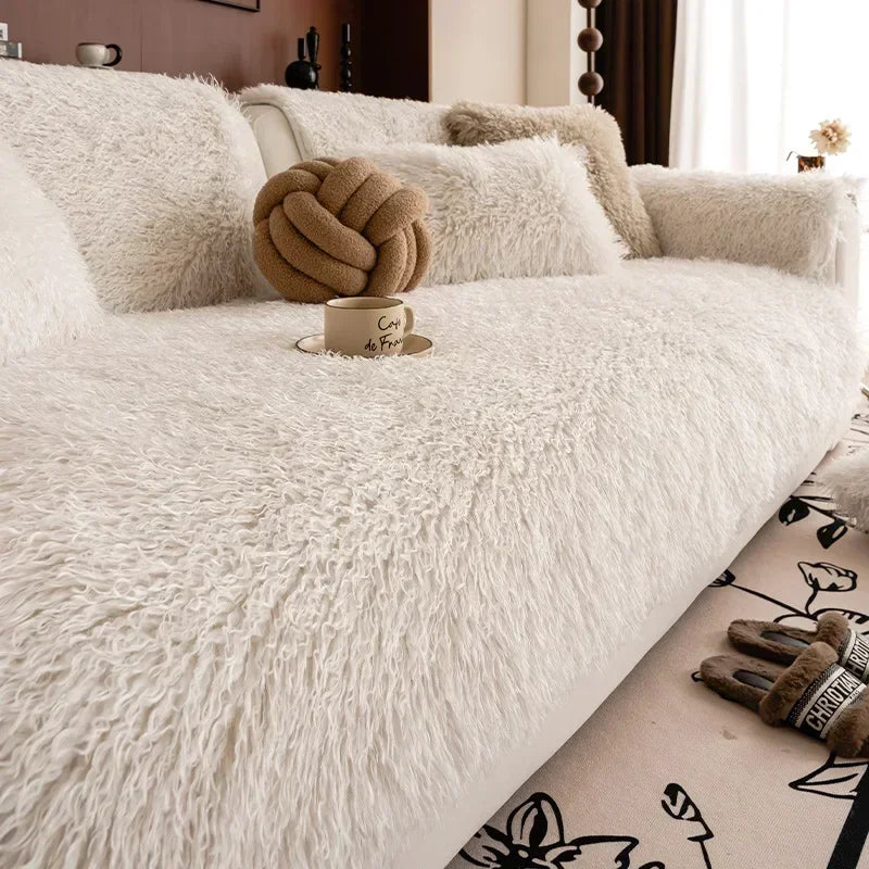 Zachte pluche Sofa Overtrek - Absoluut Comfort en Elegante Stijl
