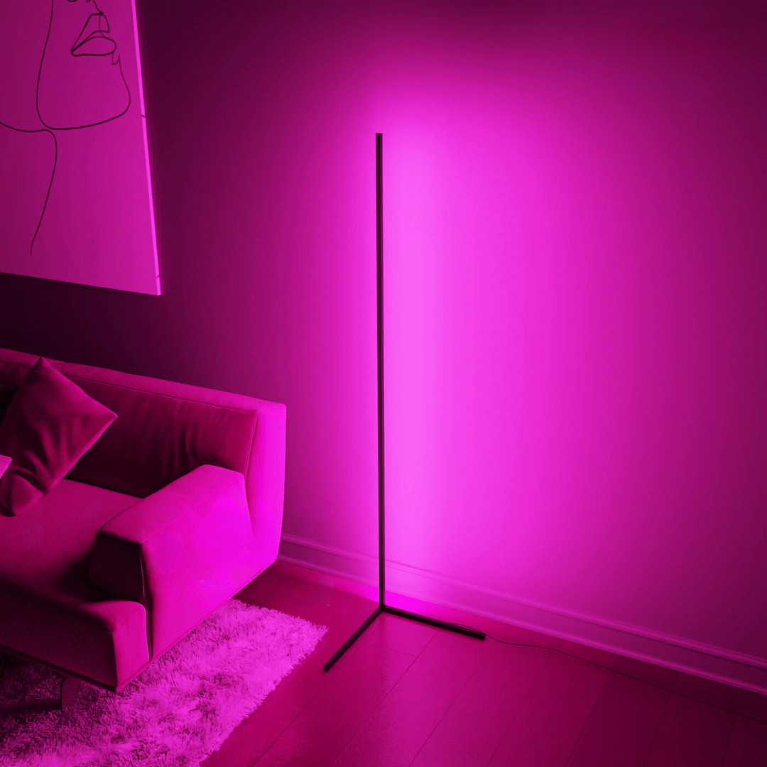 Lámpara de ambiente esquinera - Éclat Multicolore & Atmosphère Moderne