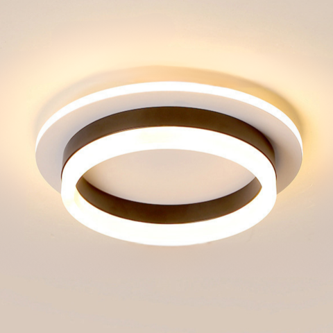 Lámpara de techo contemporánea - Formas elegantes e iluminación uniforme