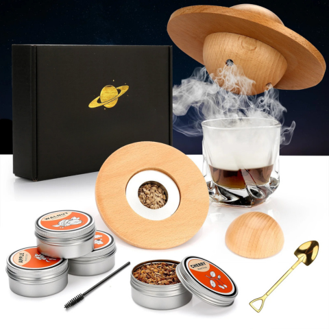Kit De Fumage Pour Cocktails — Effet Visuel Impressionnant