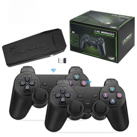 Consola de Juego Retro – Experiencia 4K y Joystick Doble 