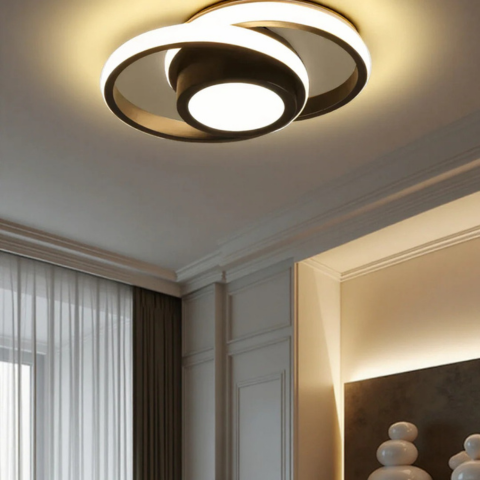 Candeeiro de teto LED Moderno – Elegância e Desempenho 