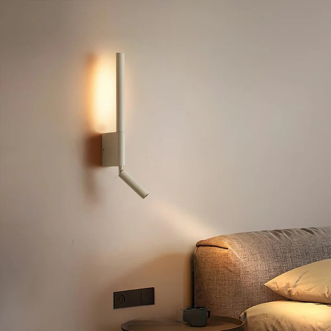 Aplique de Parede LED com Leitor – Prático e Elegante 