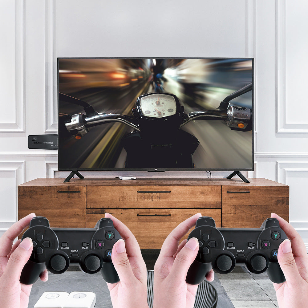レトロゲームコンソール – 4K体験とデュアルジョイスティック 
