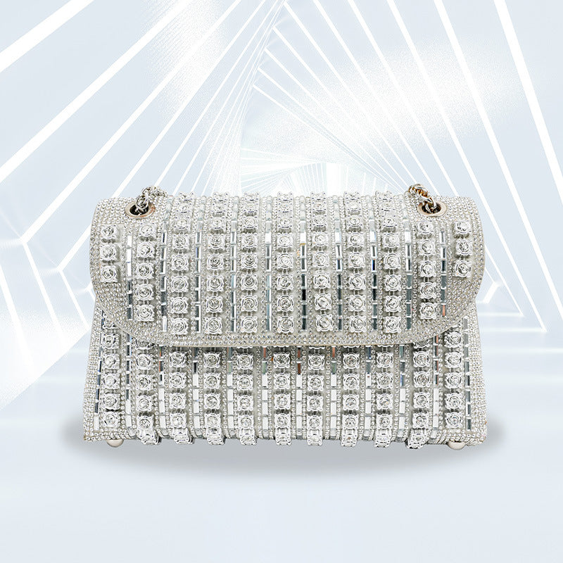 Ida | Kveldsveske Dekorert Med Rhinestones — Glitrende Eleganse For Dine Utganger 