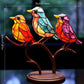 Decoratief Ornament – Vogels Geplaatst Op Een Tak 