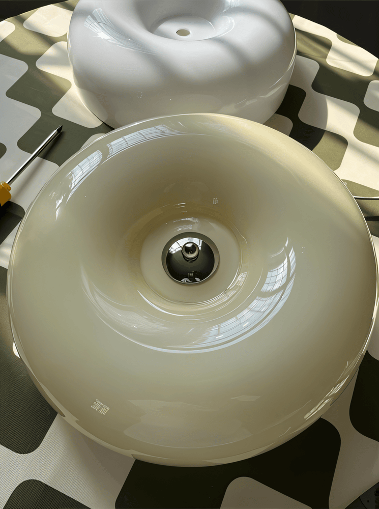 Plafoniera scandinava in vetro - Decorazione moderna e facile installazione