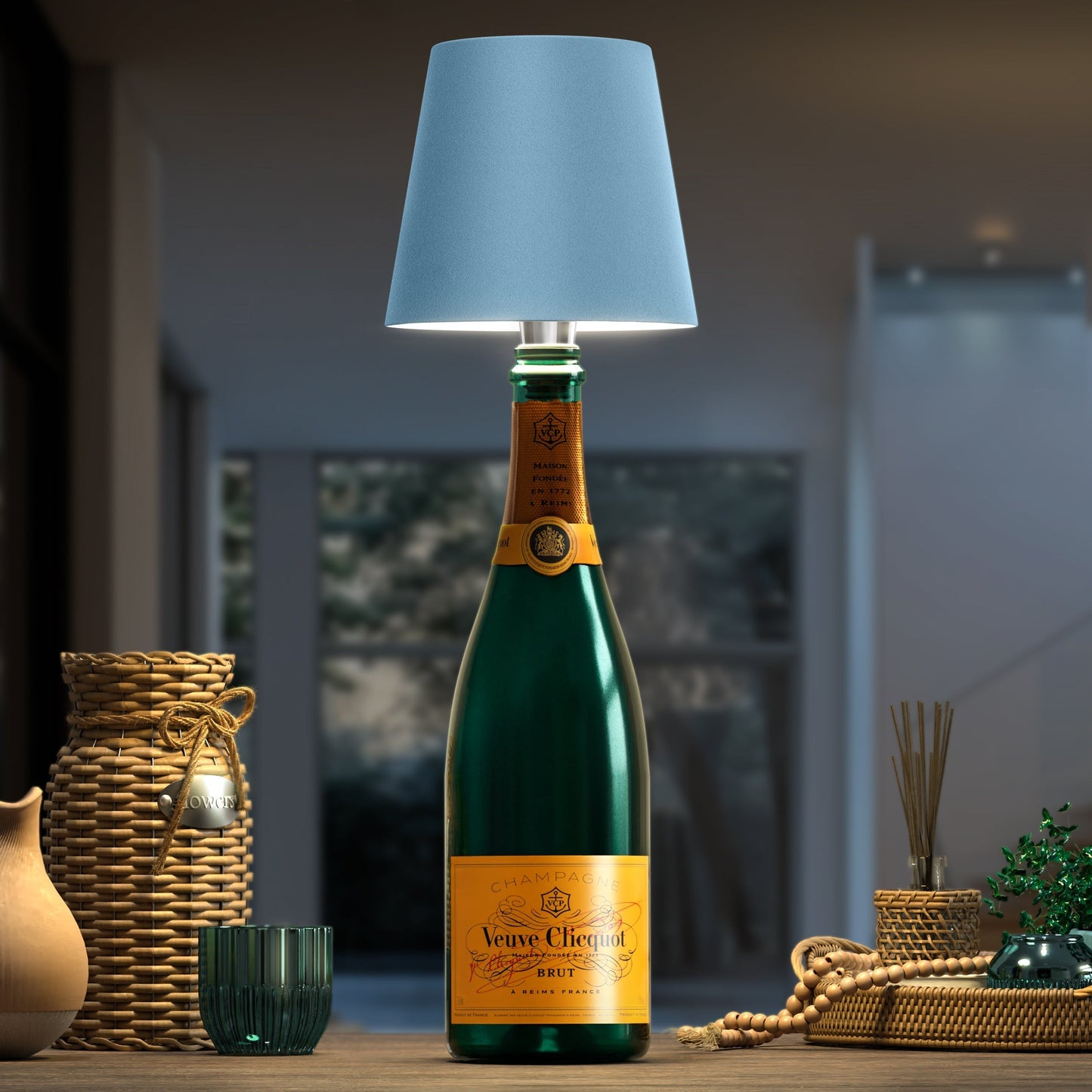 Lámpara LED recargable – Transforme sus botellas en luminarias 