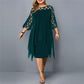Blandine | Robe De Soirée Grande Taille – Style Élégant Et Ourlet Asymétrique