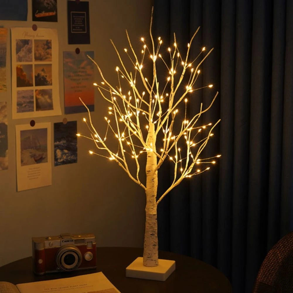 Nordisk Träd Dekorativ Lampa – Mysig och Modern Atmosfär 