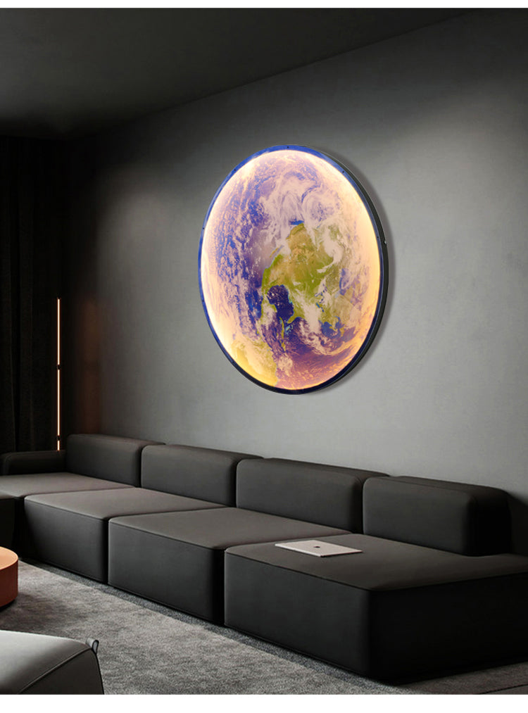 Apajare de perete 3D LED – Lună pentru o atmosferă unică 