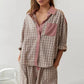 Charlotte | Pyjama Confort Chic À Rayures Et Carreaux