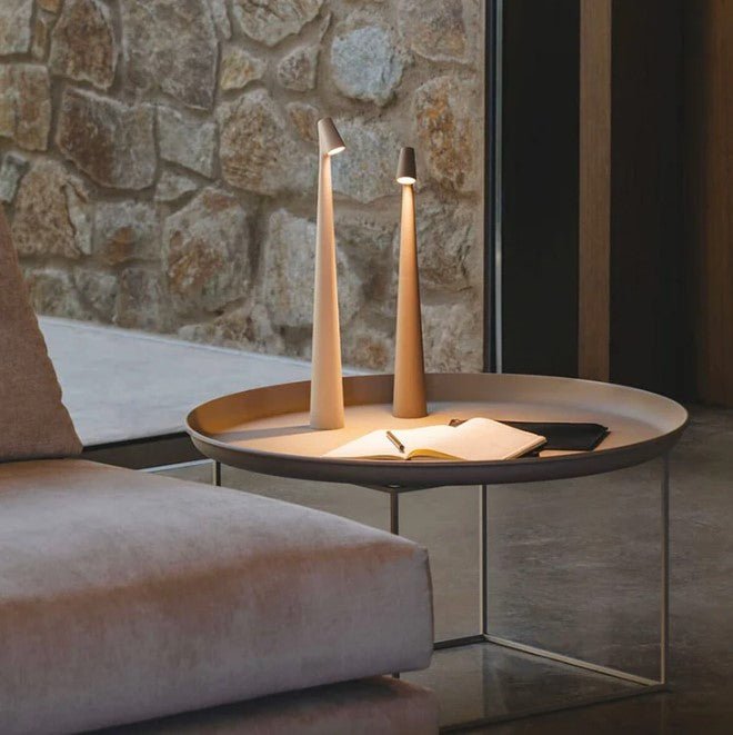 Trådløs LED Bordlampe – Minimalistisk og Elegant Design 