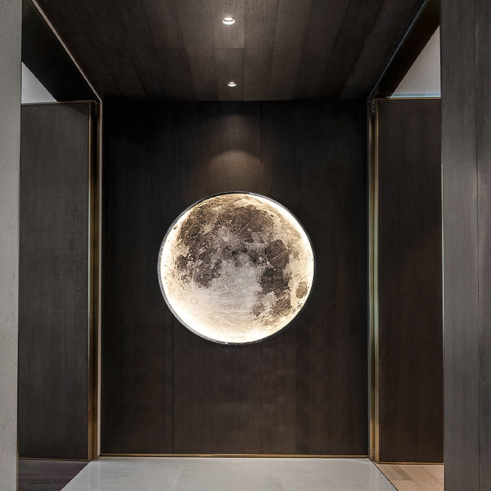 Lampe Murale 3D LED – Lune Pour Une Ambiance Unique