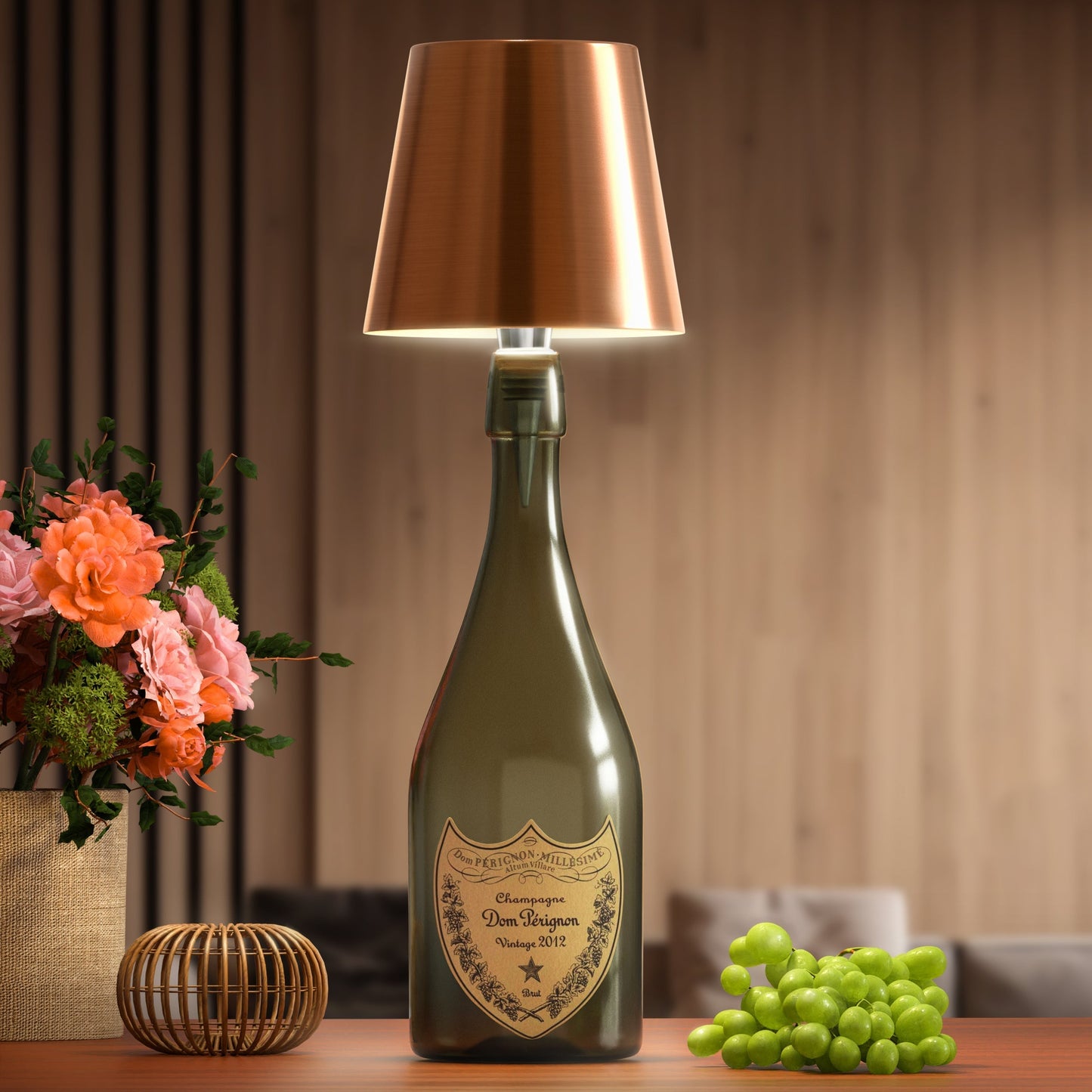 Lámpara LED recargable – Transforme sus botellas en luminarias 