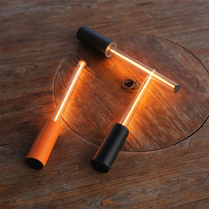 Lámpara LED en forma de bastón – Iluminación moderna y elegante 