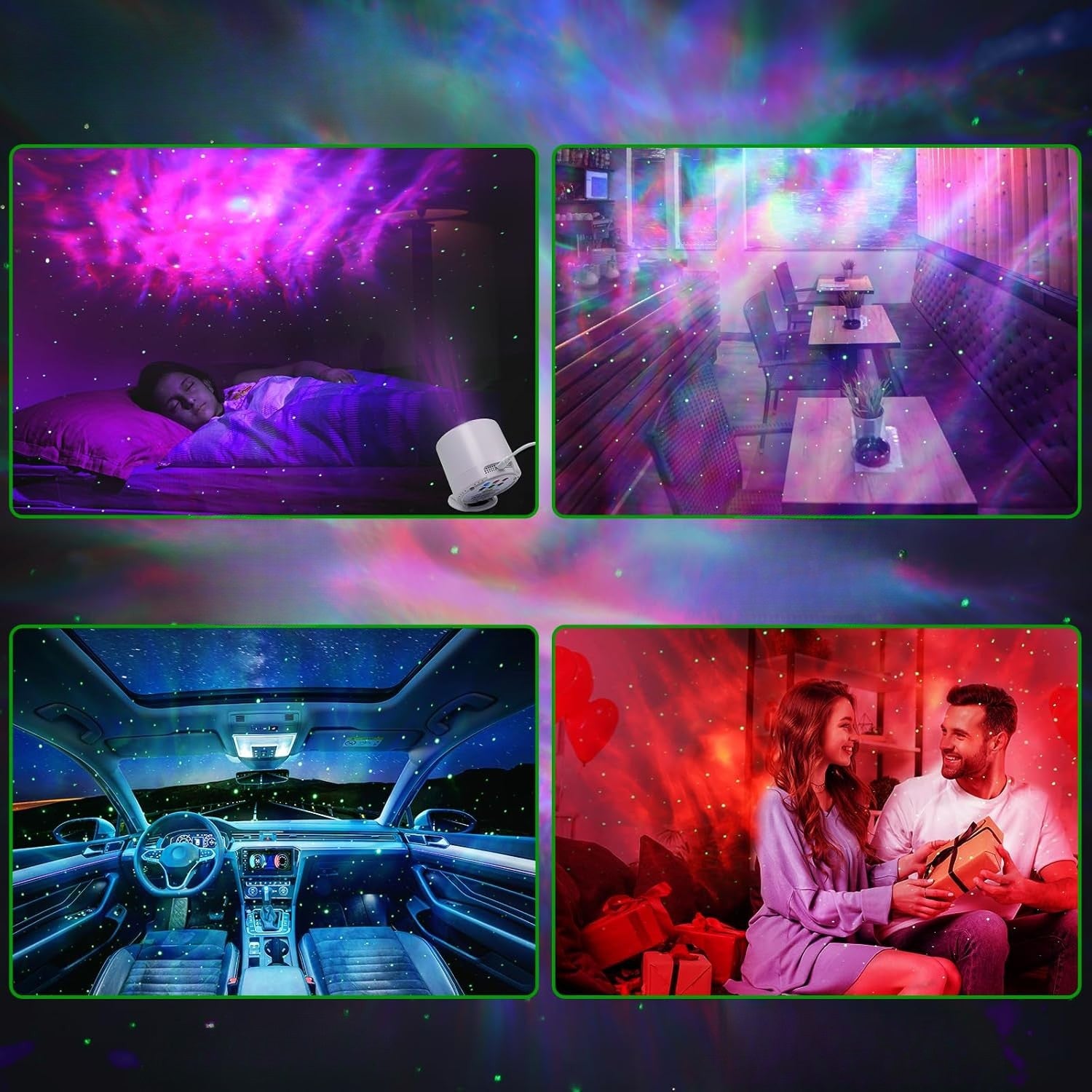 Projetor LED – Ambiente Galáxia Relaxante 
