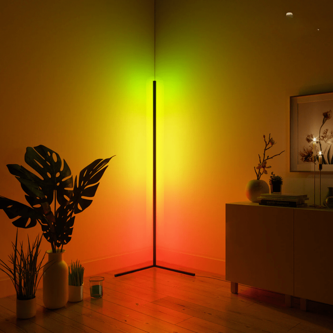 Lámpara de ambiente esquinera - Éclat Multicolore & Atmosphère Moderne
