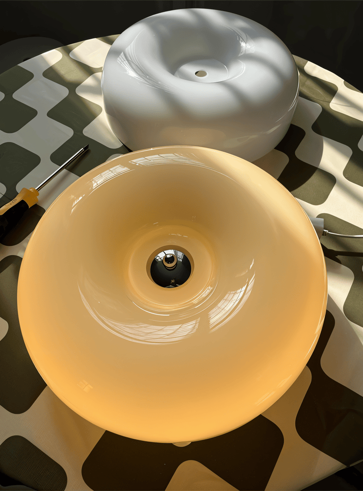 Plafoniera scandinava in vetro - Decorazione moderna e facile installazione