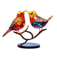 Decoratief Ornament – Vogels Geplaatst Op Een Tak 
