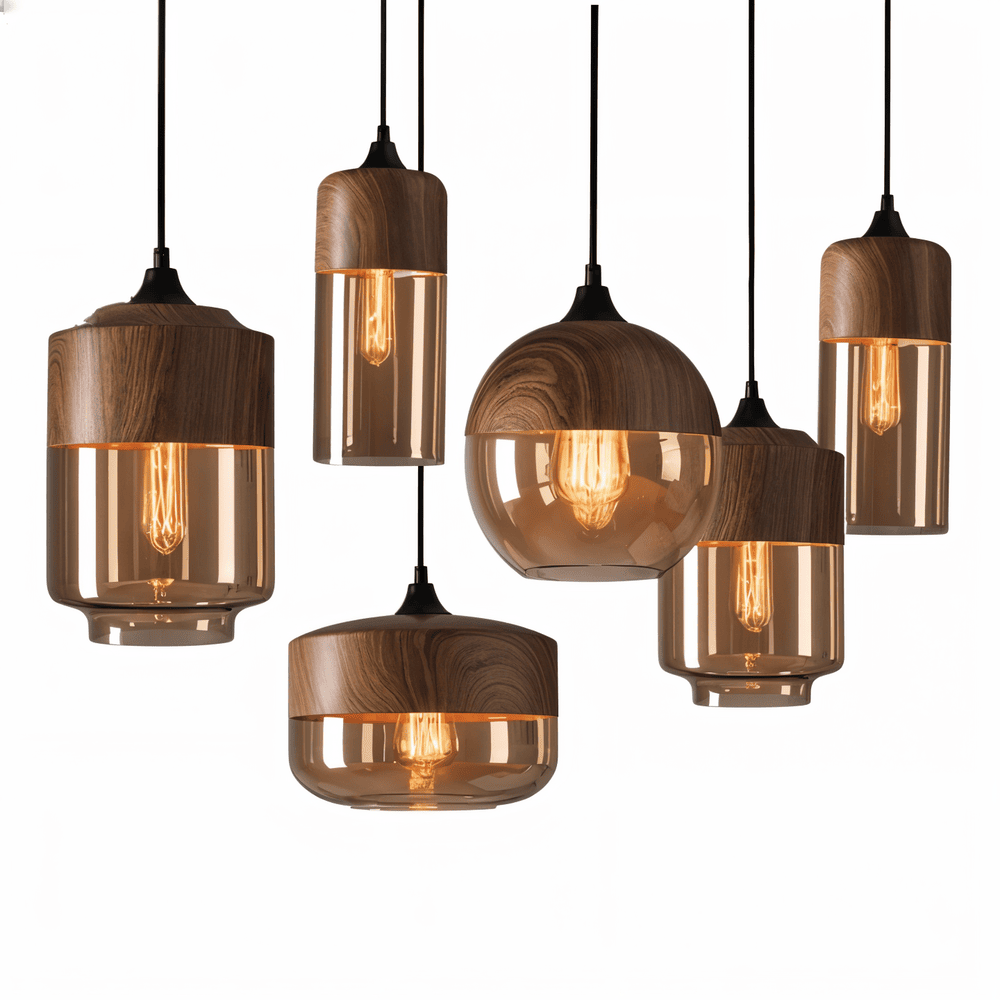 Retro Glas Loft Pendelleuchte - Trendy Leuchten & Einzigartige Atmosphäre