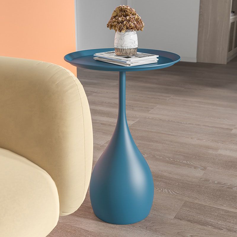 Mesa Redonda de Comedor – Estructura de Metal y Base Estable 