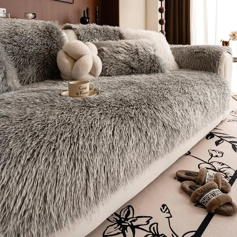 Zachte pluche Sofa Overtrek - Absoluut Comfort en Elegante Stijl