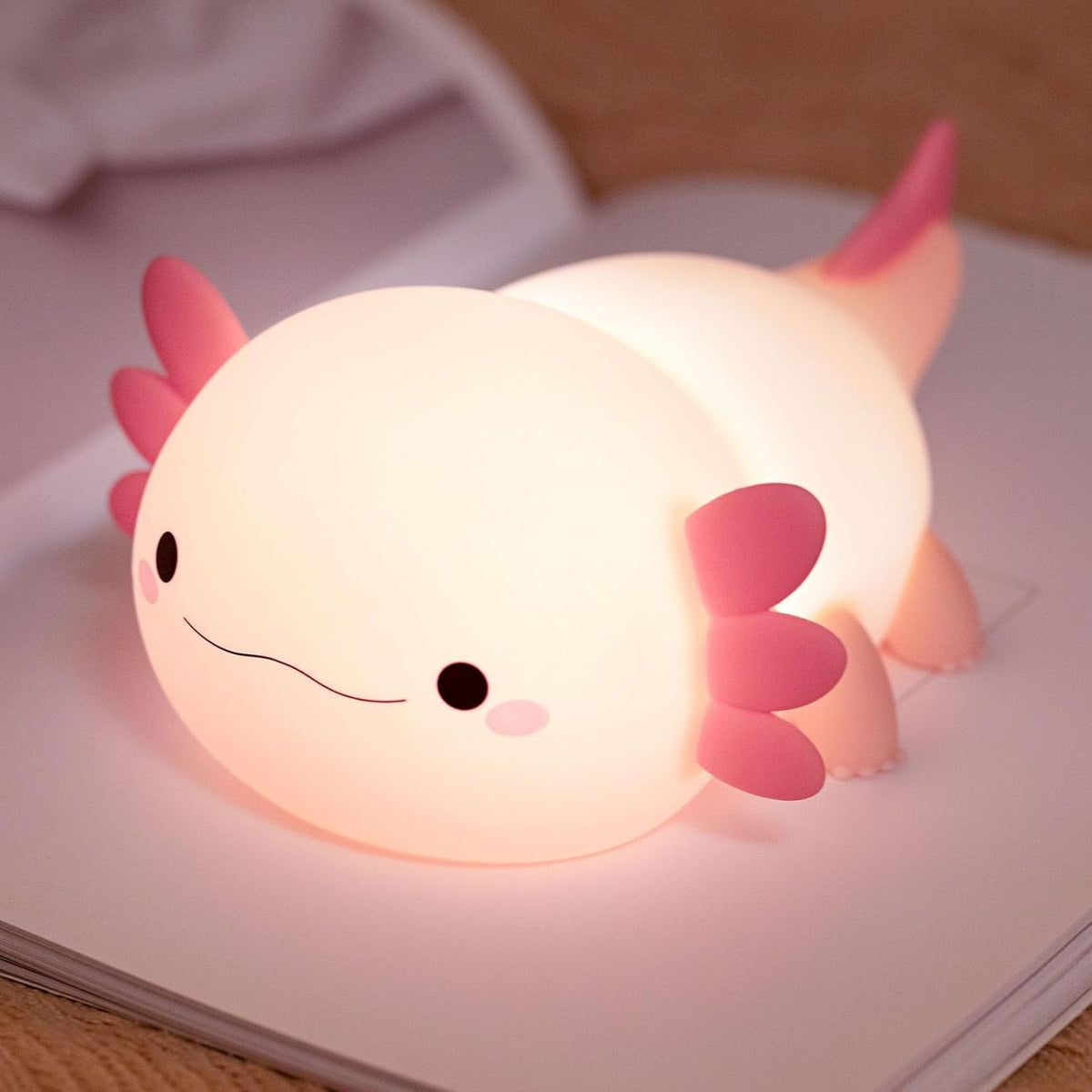 Lampka Nocna – Uśmiechająca Się I Świecąca Salamandra 
