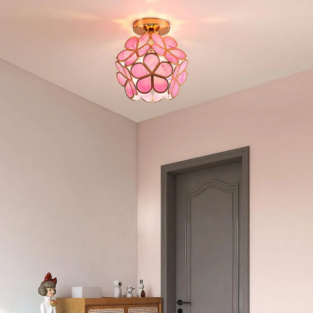 Taklampa i Form av Blomma – Delikat och Modern Design 