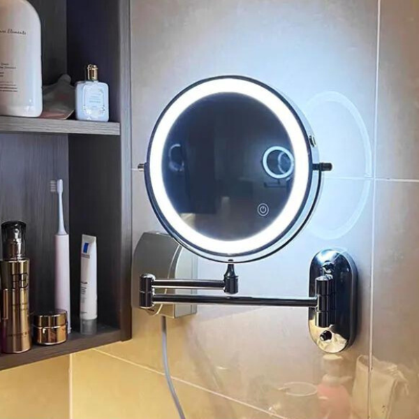 Make-up Spiegel – LED-Beleuchtung, Vergrößerungseffekt und kabellos 