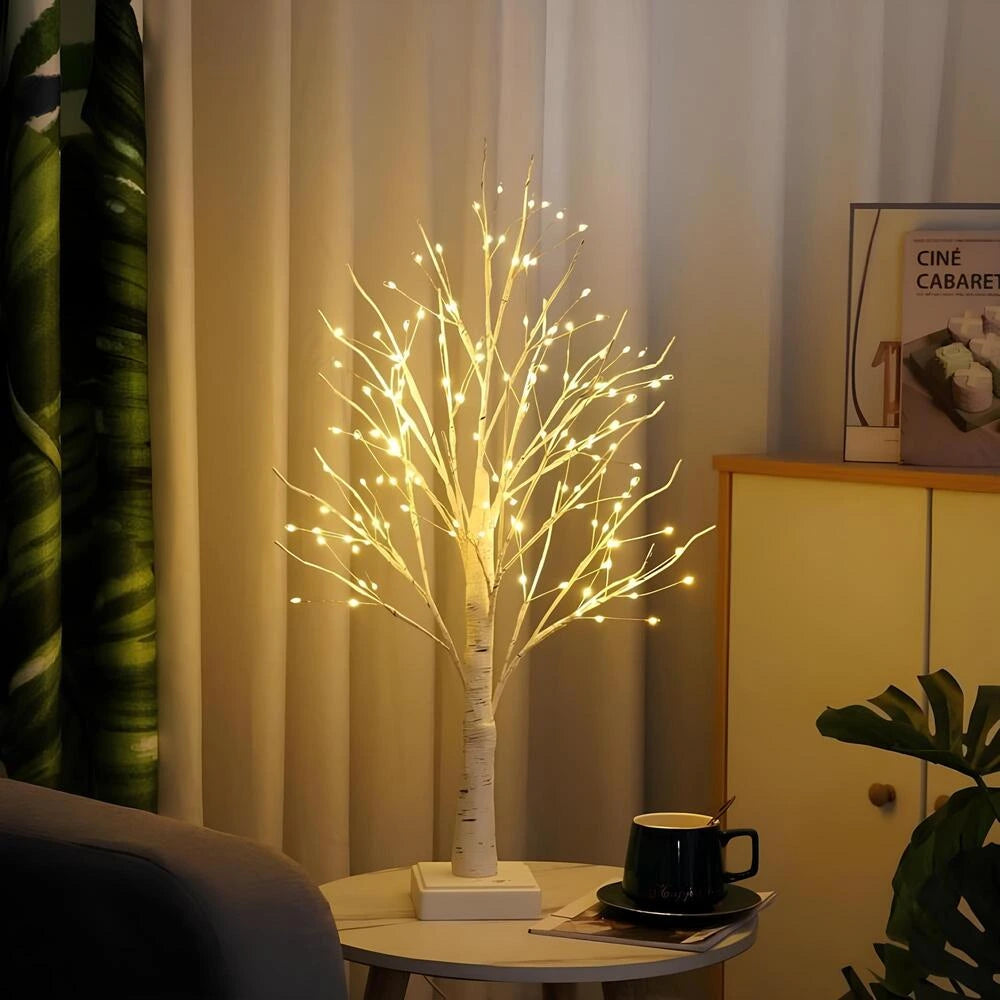 Nordisk Träd Dekorativ Lampa – Mysig och Modern Atmosfär 